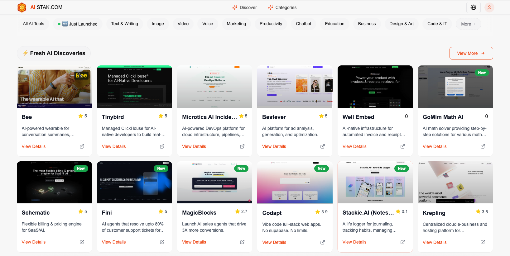 Aistak - AI Tools Navigator